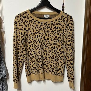 Leopard Print Sweater